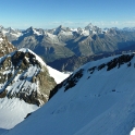 La Suisse depuis le sommet du Castor